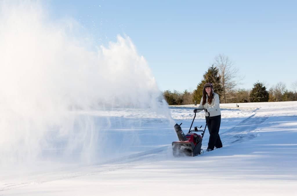 How To Use An Electric Snow Blower The All Electric Lawn