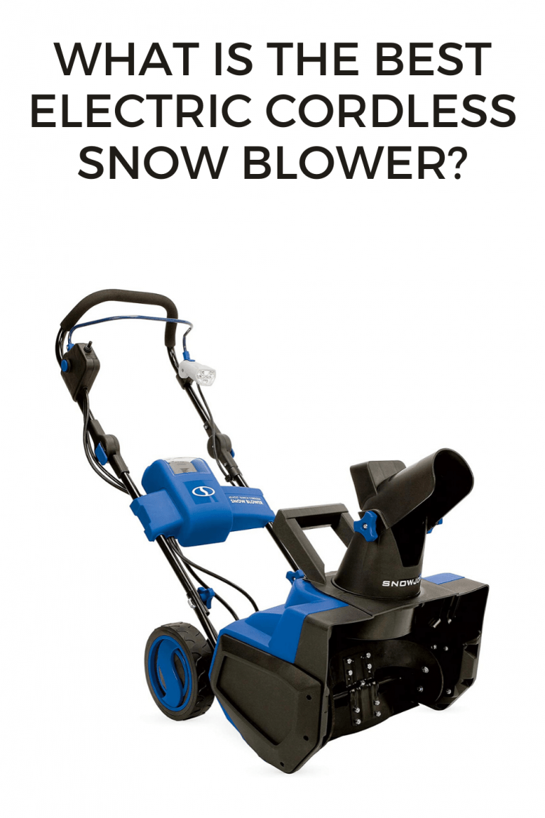 What is the Best Electric Cordless Snow Blower? The All Electric Lawn
