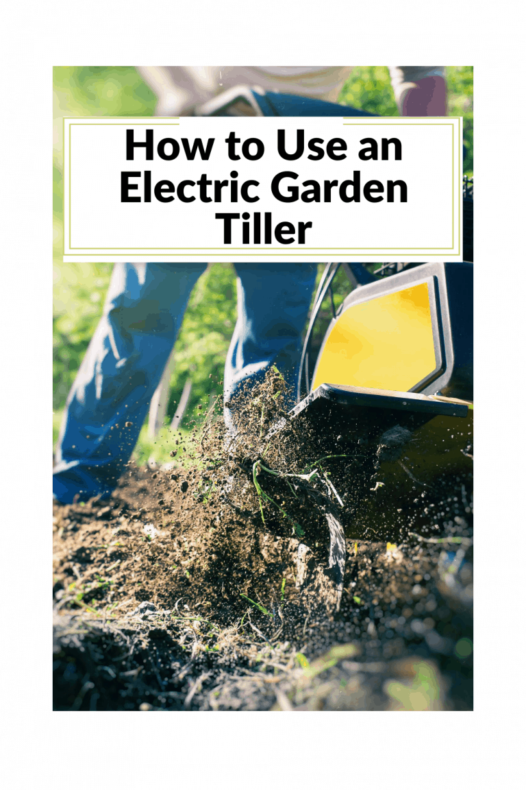 How to Use an Electric Garden Tiller The All Electric Lawn