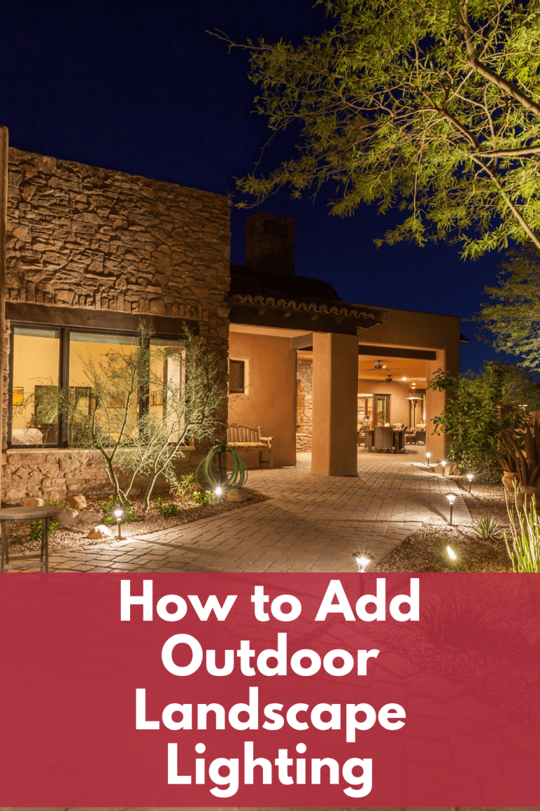 How to Add Outdoor Landscape Lighting The All Electric Lawn