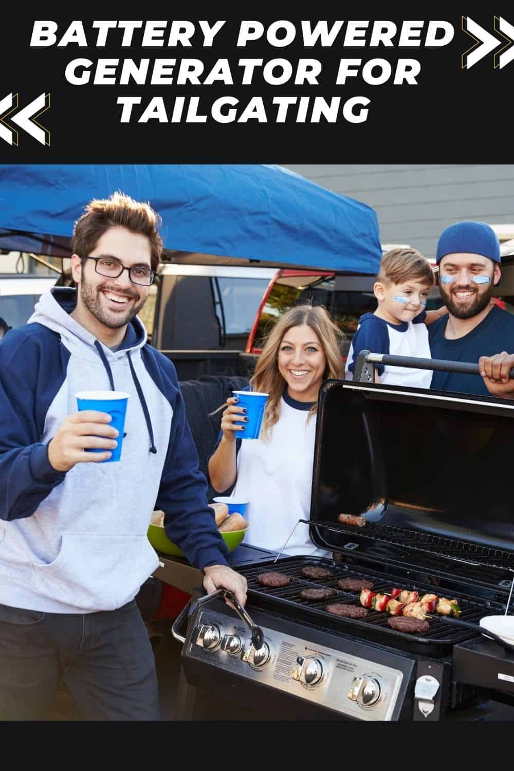 battery powered generator for tailgating