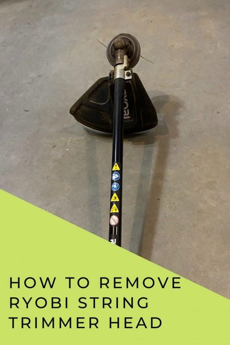 How to Remove Ryobi String Trimmer Head in 5 Easy Steps The All
